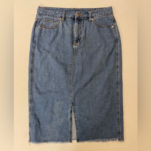 Dazy denim jean midi skirt size XL - Picture 7 of 7